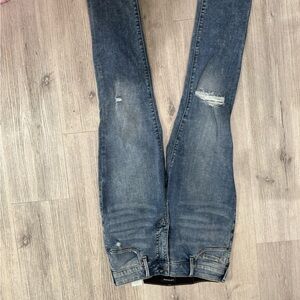 True Religion Women's Distressed Blue Skinny Jeans